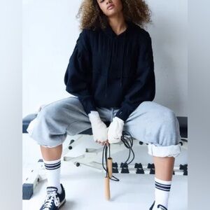 Free People Movement Pick It Up Pullover in Black -NWOT